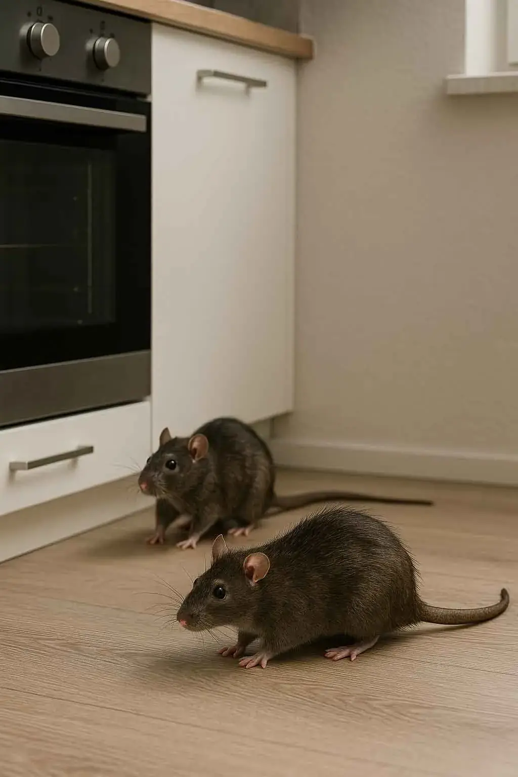 Rats dans une maison individuelle
