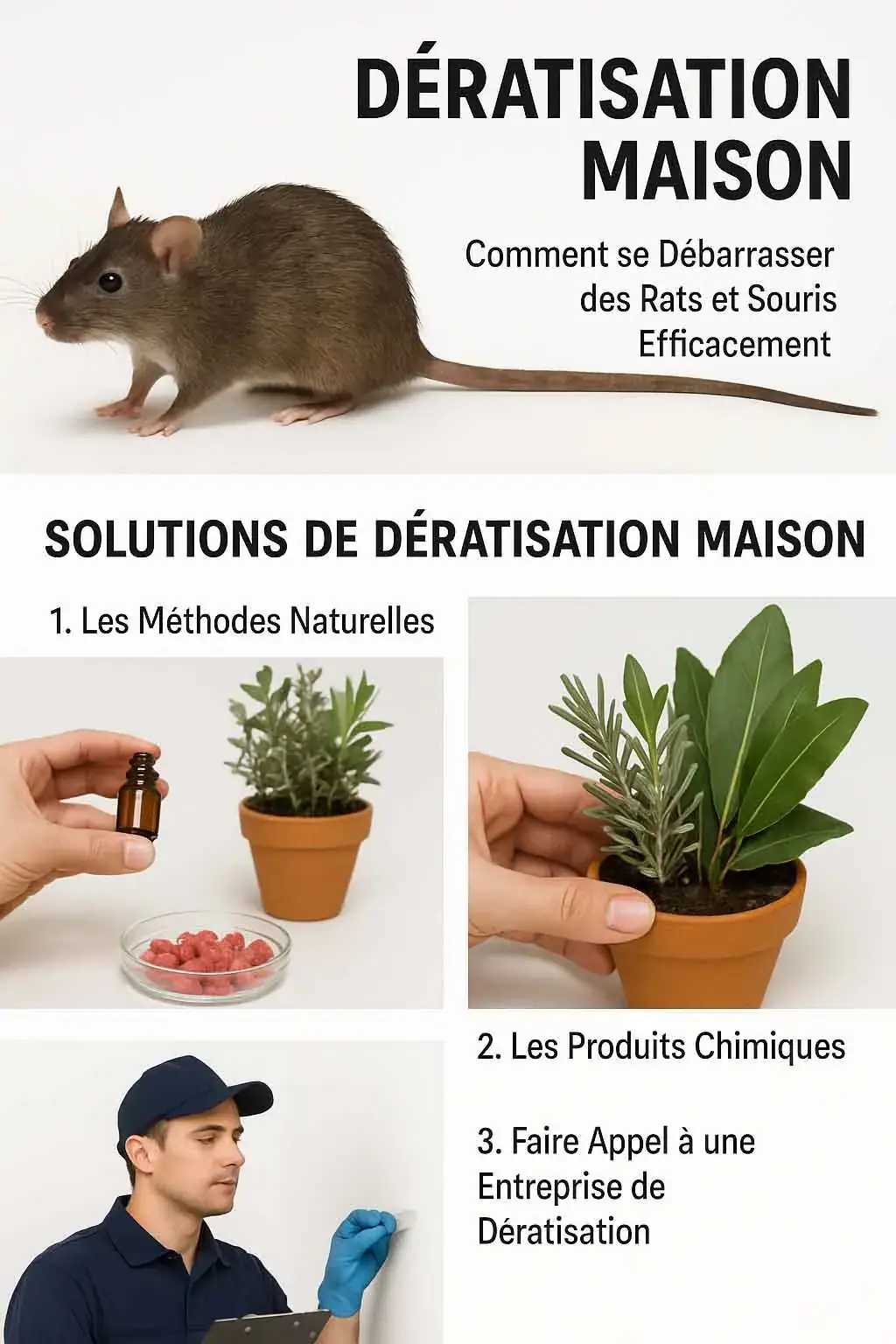 Dératisation d'une maison individuelle dans le Val-d'Oise
