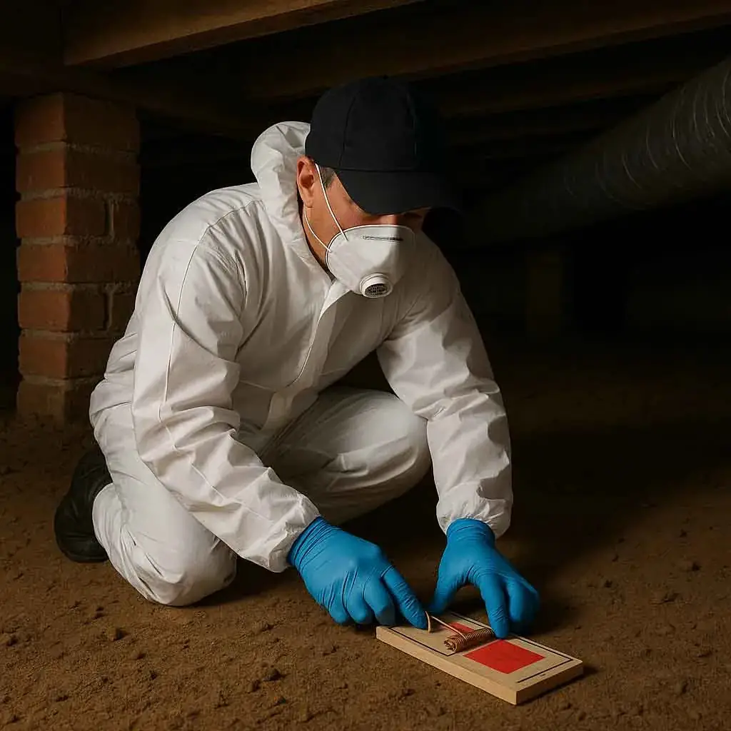 Traitement anti-rongeurs en vide sanitaire