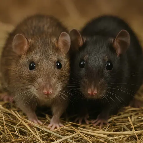 Rats noirs et rats bruns